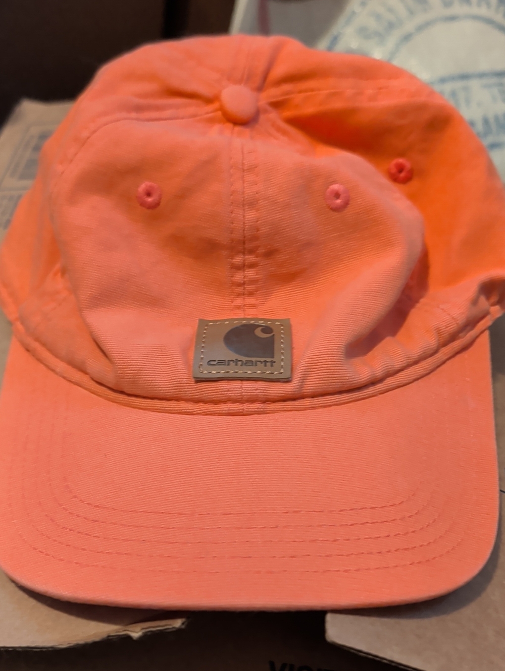 Carhartt Cap Coral 100% Cotton Canvas Logo work core norm core adjustable unisex